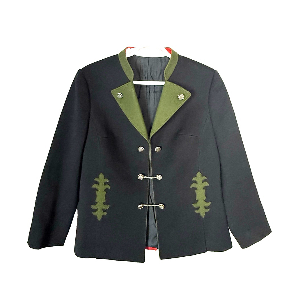 Vintage Austrian Tofana Modell Loden Pure Virgin Wool Men's Jacket (or Unisex) - Picture 5 of 14